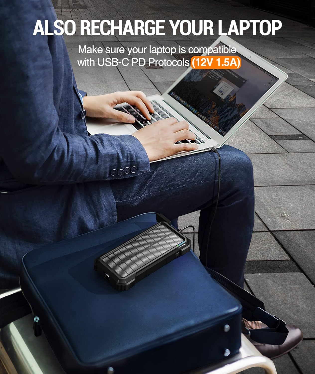 SolarPower Pro™ 20,000mAh Charger