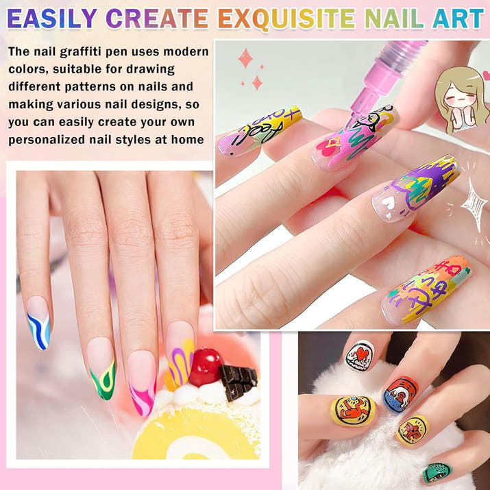 Precision Acrylic Nail Art Pen Set