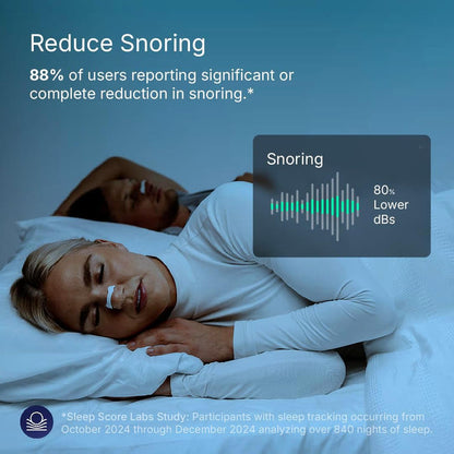 Anti snoring nose clip