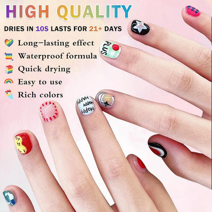Precision Acrylic Nail Art Pen Set