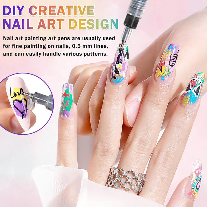 Precision Acrylic Nail Art Pen Set