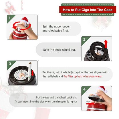 Cheeky Santa Cigarette Dispenser