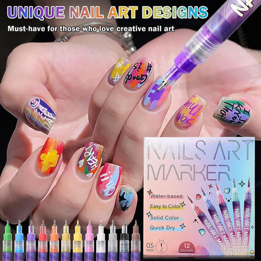 Precision Acrylic Nail Art Pen Set